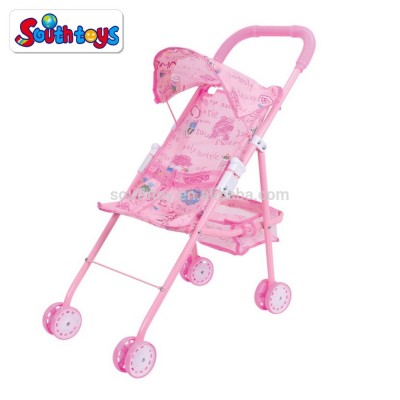 Pretend Play Doll Stroller Toys for Baby