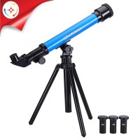 Educational Toy Scope Learning Toy for Science Kid Astronomy Science Kit Telescope Toy Set for Kids with 3 Eyepieces 20x 40x 60x