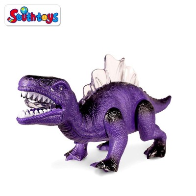 plastic BO dinosaur toys with sound LED Light Up Walking Realistic Dinosaur