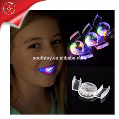 new arrival amazing LED Light Up plastic mouthpieces teeth