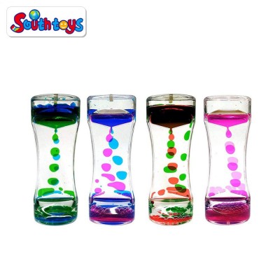 Sensory Play Fidget Toy Children Activity Desk Top Assorted Colors Liquid Motion liquid timer