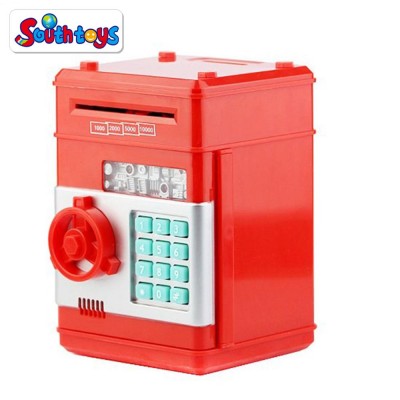 Mini Electric Piggy Money Banks Coin Saving Banks Box Toy ATM Safty Banks