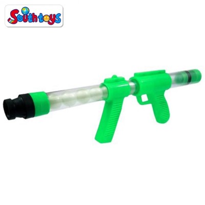 Glow In The Dark Plastic Ping Pong Ball Shooting Gun Moon Blaster Game Toys