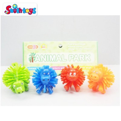 cheap small plastic spiky animal porcupine balls,many designs for choice